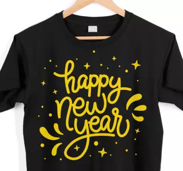 T-shirts souhaits joyeux nouvel an - TenStickers