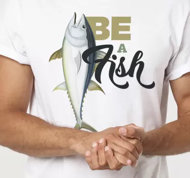 T-shirts soyez un poisson - TenStickers