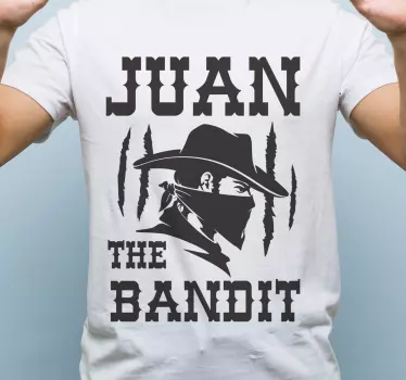 T-shirts style bandit classique - TenStickers