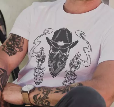 T-shirts style bandit cowboy - TenStickers