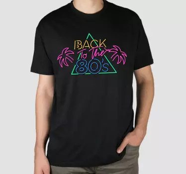 T-shirts style néon rétro années 80 - TenStickers