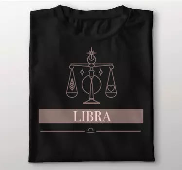 T-shirts symbole de la balance du zodiaque - TenStickers