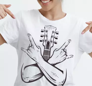 T-shirts symbole de la musique rock - TenStickers