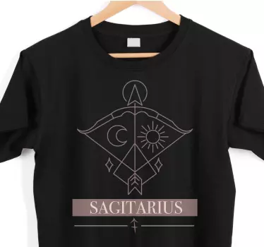 T-shirts symbole du zodiaque sagittaire - TenStickers