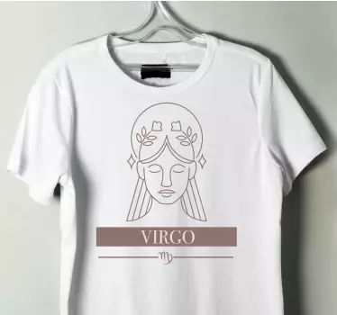 T-shirts symbole du zodiaque vierge - TenStickers