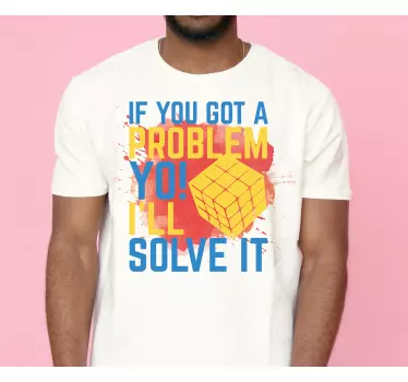 T-shirts texte de résolution de problèmes - TenStickers