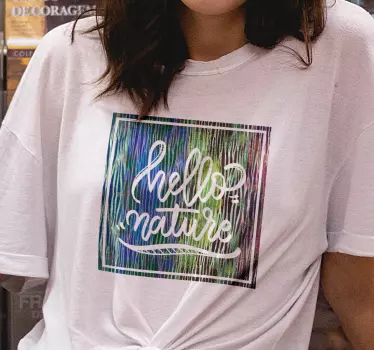 T-shirts bonjour la nature - TenStickers