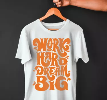 T-shirts vêtements avec citations inspirantes - TenStickers
