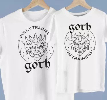 T-shirts vêtements d'entraînement gothiques - TenStickers