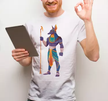 T-shirts vêtements personnages anubis - TenStickers