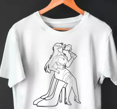 T-shirts vibe Élégante talons hauts - TenStickers