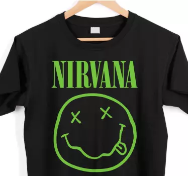 T-shirts visage souriant nirvana - TenStickers