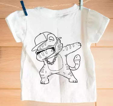 Tee-shirt enfant ambiance chat cool - TenStickers