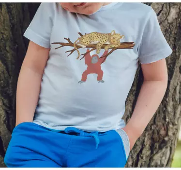Tee-shirt enfant aventure animale amusante - TenStickers