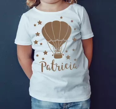 Tee-shirt enfant aventure en montgolfière - TenStickers