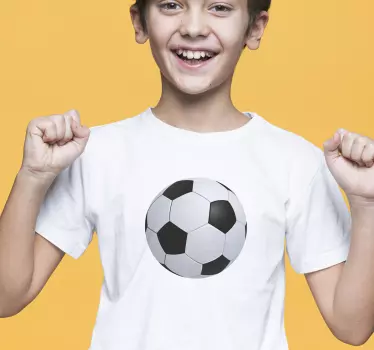 Tee-shirt enfant ballon de foot amusant - TenStickers