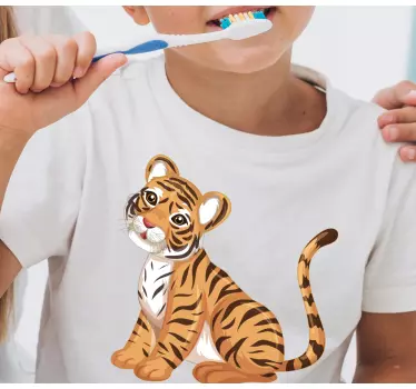 Tee-shirt enfant bébé tigre - TenStickers
