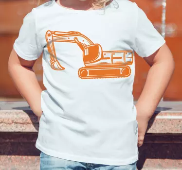 Tee-shirt enfant camion de chantier amusant - TenStickers