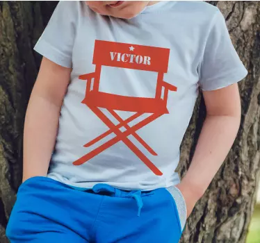 Tee-shirt enfant chaise de réalisateur enfant - TenStickers