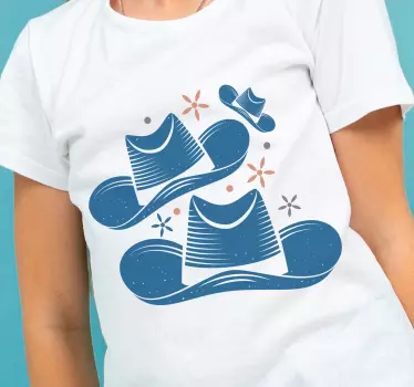 Tee-shirt enfant chapeaux de plage stylés - TenStickers