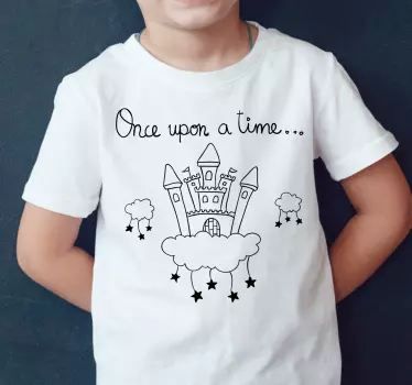 Tee-shirt enfant château de conte de fées - TenStickers