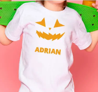 T-shirt Halloween conception de citrouille personnalisée - TenStickers