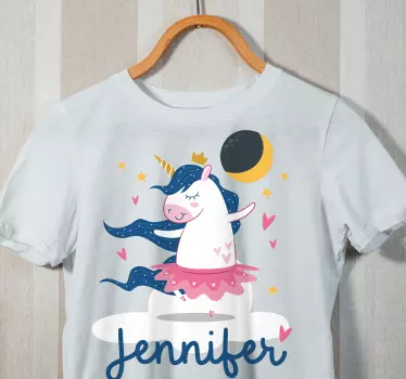 Tee-shirt enfant danseuse licorne mignonne - TenStickers