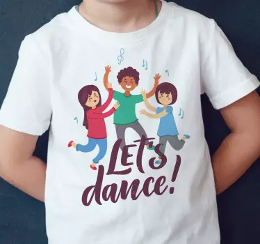 Tee-shirt enfant dansons ensemble - TenStickers