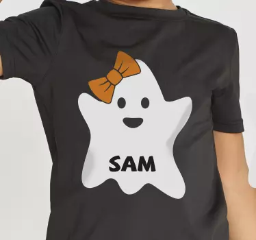 Tee-shirt enfant déguisement fantôme mignon - TenStickers
