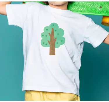 Tee-shirt enfant design arbre vert - TenStickers
