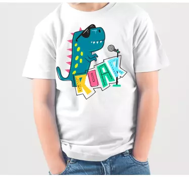 Tee-shirt enfant dinosaure cool qui chante - TenStickers