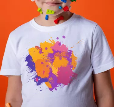 Tee-shirt enfant Éclat de couleurs vives - TenStickers