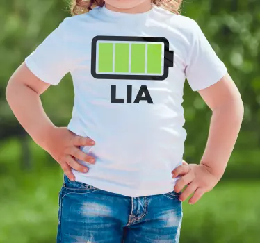 Tee-shirt enfant Énergie chargée - TenStickers