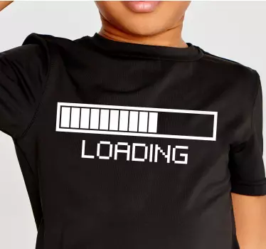 Tee-shirt enfant graphique de chargement progressif - TenStickers