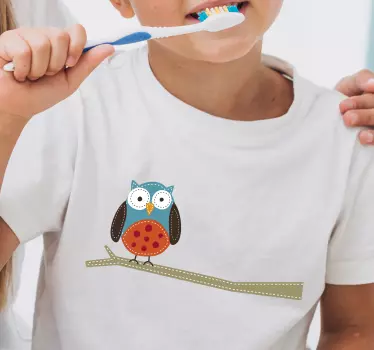 Tee-shirt enfant hibou mignon - TenStickers