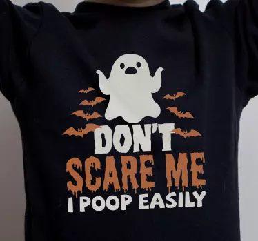 Tee-shirt enfant humour fantôme ludique - TenStickers