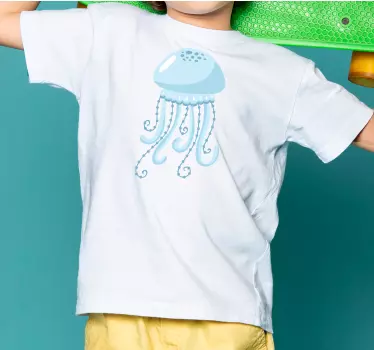 Tee-shirt enfant illustration de méduse mignonne - TenStickers