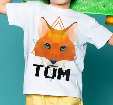 Tee-shirt enfant illustration de personnage renard - TenStickers