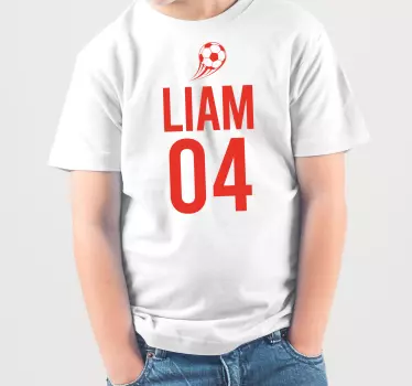 Tee-shirt enfant liam football sport - TenStickers