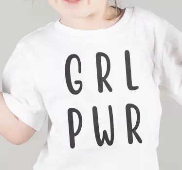 Tee-shirt enfant message inspirant pour les enfants - TenStickers