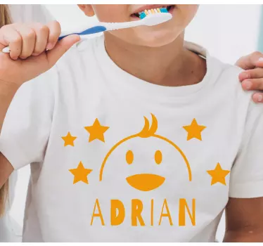 Tee-shirt enfant personnage heureux souriant - TenStickers