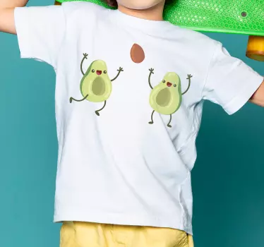 Tee-shirt enfant personnages avocat sautants - TenStickers
