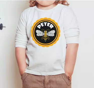 Tee-shirt enfant personnalisation abeille - TenStickers