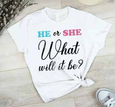 Tee-shirt enfant question de genre - TenStickers