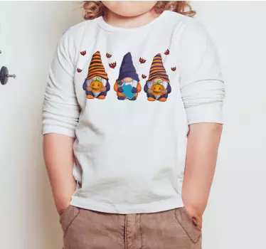 Tee-shirt enfant rassemblement de gnomes halloween - TenStickers