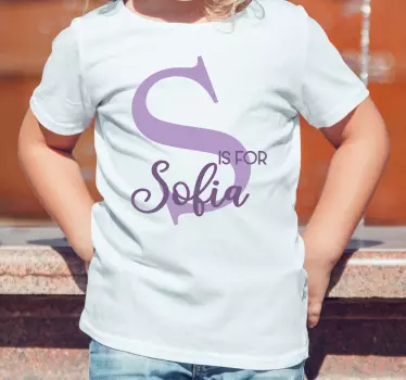 Tee-shirt enfant s est pour sofia - TenStickers