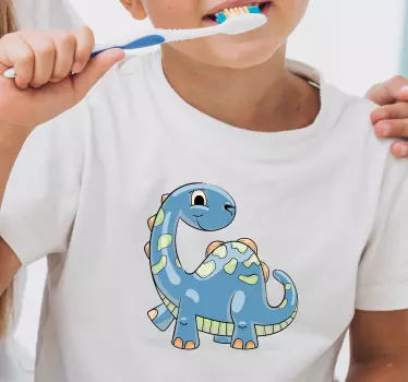 Tee-shirt enfant sourires de dinosaures heureux - TenStickers