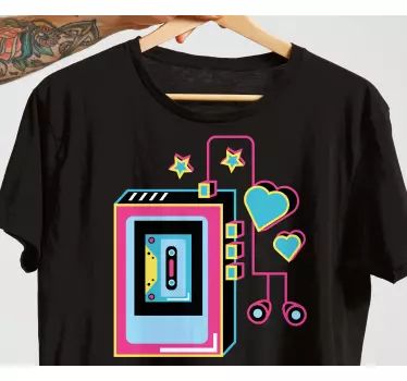 Tee-shirt enfant symbole de cassette rétro - TenStickers