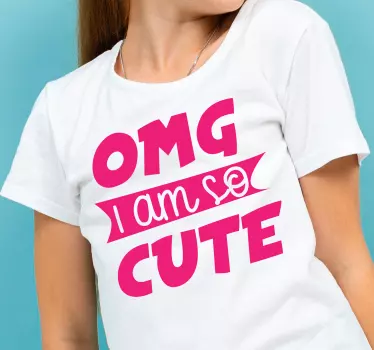 Tee-shirt enfant je suis si mignon - TenStickers