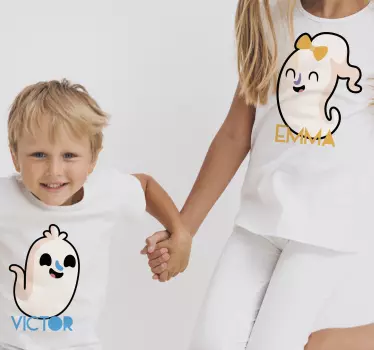 Tee-shirt enfant tenue fantôme adorable - TenStickers